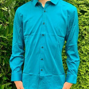 Esea Style Turquoise Button-Down Shirt - Photo doesn't do justice